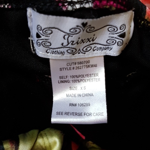 Trixxi Floral Dress - Size XS - Picture 6 of 7